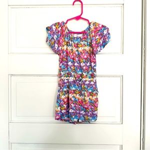 Posh Peanut Lisa Frank Unicorn Romper